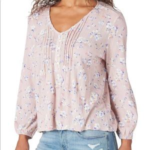 NWT Lucky Brand Floral Blouse / Size M